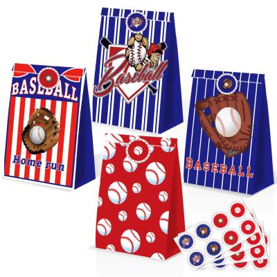 China Handmade Fashionable Designing Baseball Party Supplies Party Paper Bag for sale