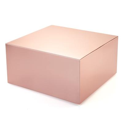 China Simple Design Rose Pink Gift Boxes Cardboard Handmade Sale Paper Gift Box With Lids for sale