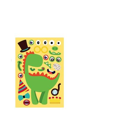 China Dinosaur Waterproof Stickers for Kids Gift, 24 Reusable Sticker Sheet Books, 8 Different Cute Dino Birthday Party Favor Stickers for sale