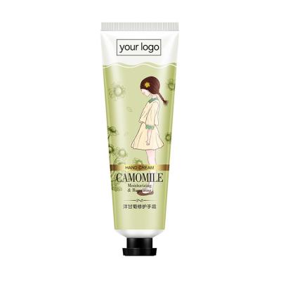 China Whitening OEM Cheap Wholesale Refreshers Hand Cream Mini Natural Organic Chamomile Moisturizer Hand Cream for sale