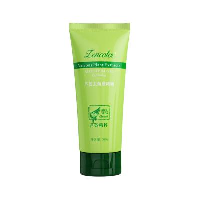 China OEM Hot Selling Organic Exfoliating Facial Aloe Vera Exfoliating Gel Exfoliator Body Skin Care Gel for sale