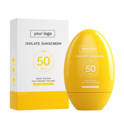 China Wholesale Vegan Moisturizing SPF 50 Sunblock OEM Sunscreen UV Protection Whitening Sunscreen Lotion for sale