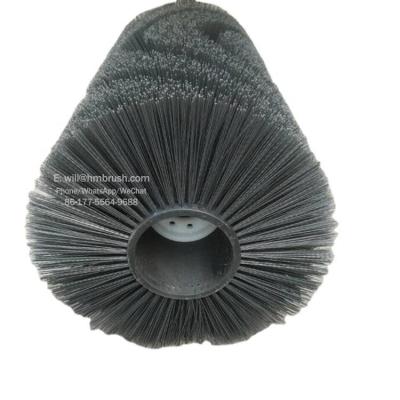 China Street Road Dust Removal Gray 2*3mm PP Bristle Dulevo 5000 Sweeper Stiff Sweeping Brush for sale