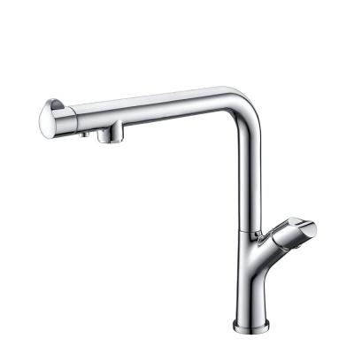 China Modern Brass Health 3 Way Filter Water Kitchen Faucet for sale