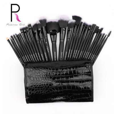 China Angular Blush 32Pcs Customized Logo Makeup Brushes Professional Cosmetic Make Up Brush Set for sale