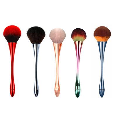 China Angular Blush Fashionable Colorful Multicolor Tumbler Powder Repair Large Capacity Loose Artist With Professional Makeup Brush Tool for sale