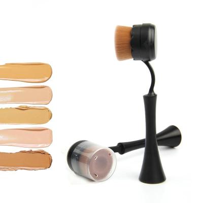 China Princess Rose Single Creative High Quality Pea Shooter Handle Beauty Care Makeup Tools Sweep Tool Foundation Brush for sale