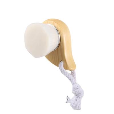 China Pine Wood+Nylon Comb Pine Wood Face Cleaning Brush Imported Nylon Hair for sale