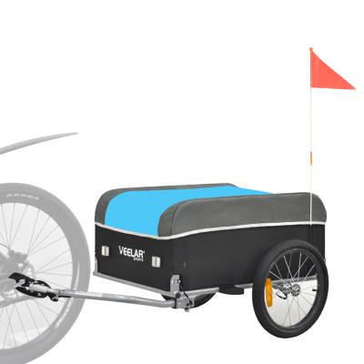 China Heavy Duty Foldable Load Bike Trailer VEELAR Bicycle Cycle Bike Cargo Trailer For Camping Tent Luggage Carry Transport for sale