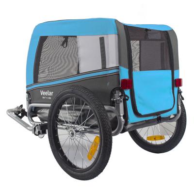 China Other Comfortable Outdoor Pet Srtoller Dog Cage Trailer/Bicycle Trailer Pet Dog Carrier Bag for sale