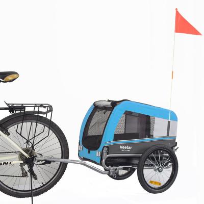 China Other GS Aprovel QUICK RELEASE Trailer High Quality Large Pet Trailer Foldable Bike for Pet 2 in 1 Pet Trailer for sale