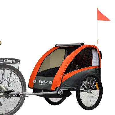 China Other Trailers Child Bike Trailer Bicycle Trailer Aluminum Frame With Suspension For Kids for sale