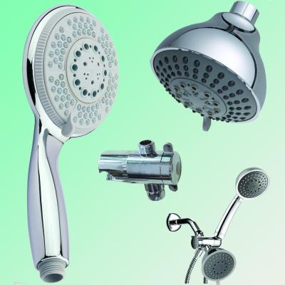 China Without Diverter Watersense EPA Handheld and Fixed Shower Head Combo Sets Water Saving Shower Head for sale