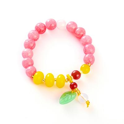 China Fashion Ladies Bracelets Wholesale Cute Jewelry Fine Natural Stone Colorful Beads Bracelet for sale