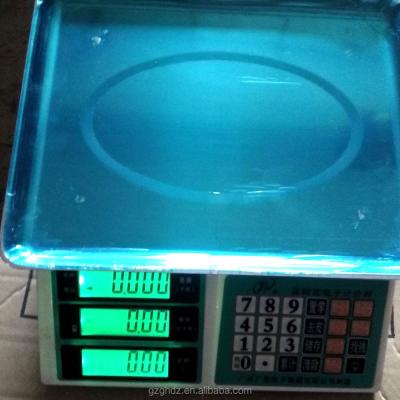 China Waterproof for Seafood Low Price Partable Electronic Scale 30kg Electronic Parts Large Screen for sale