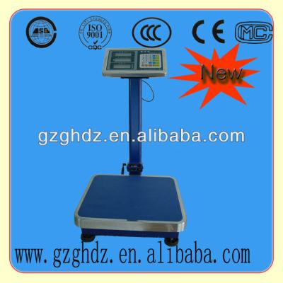 China New 2016 popular stainless steel electronic price scale 30kg 40kg 60kg /electronic price calculation scale for sale