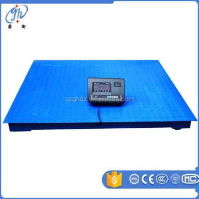 China Weight Function Wholesale Price Electronic Platform Weighing Floor Scale 1 Ton To 10 Ton for sale