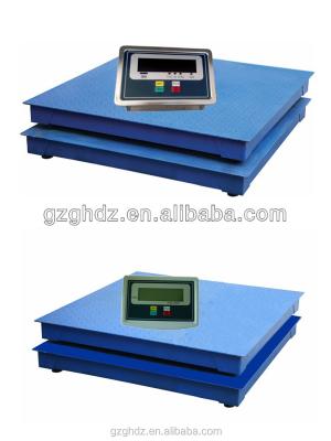 China 1.2m-1.2m LCD 2Ton floor platform weoigh-bridge balance/3TON automatic zero adjustment scale for sale