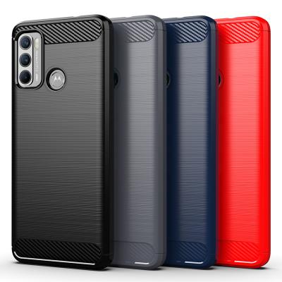 China 2021 Anti-fall carbon fiber cell G50 tendencia mobile phone case for MOTO G60 back cover for sale