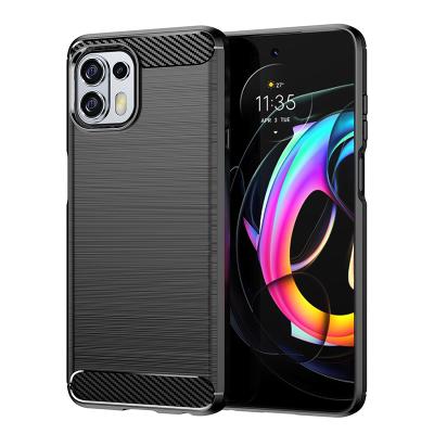 China Anti-drop Carbon Fiber TPU Mobile Cover Case For Moto Fusion Edge 20 Phone Case Cover for sale