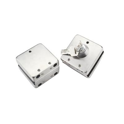 China Easy To Install Factory Direct Sale Door Accessories Stainless Steel Frameless Glass Door Lock for sale