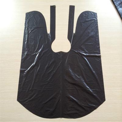 China PE SANITARY Plastic Disposable Hairdressing Colored Hairdresser Capes For Hair Salon for sale