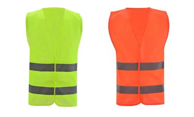 China Sicherheits-reflektierende Weste für laufende Radfahrenweste hallo Vis Construction Vest zu verkaufen