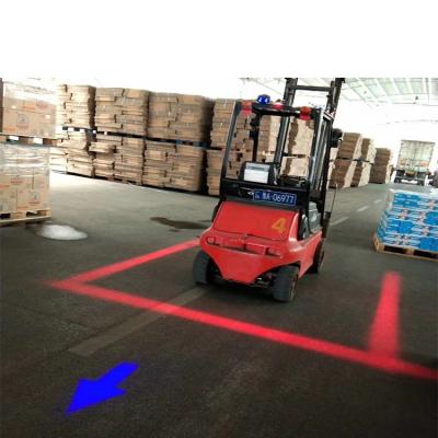 中国 Safety Boundary Area Light Reverse Range Indication Wide Curved Straight Line Red And Blue Light 12-80V 販売のため