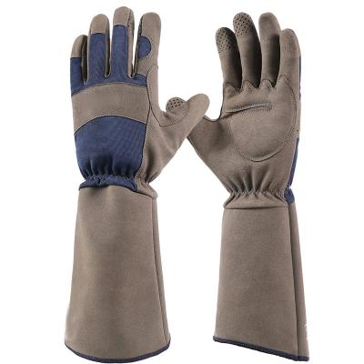 중국 Gardening gloves Spandex microfiber stab-proof safety protection Garden labor protection wear gloves 판매용