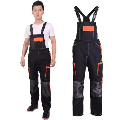 China Factory Sale Mens Suspenders Overalls Workwear Uniforms Work Cargo Bib Overall Pants for sale