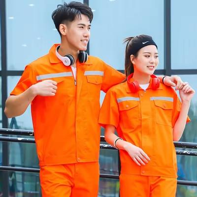 China Factory New Fashion Durable Comfortable Windproof Work Clothes Orange Mens Work Clothes for sale