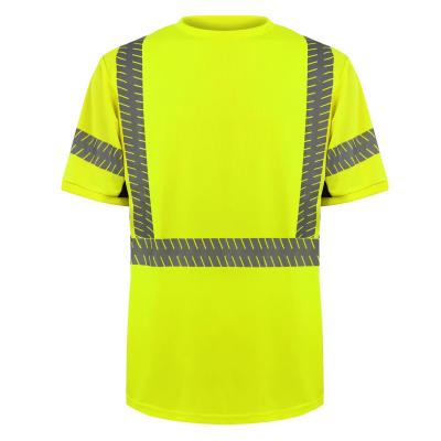 Cina Nuovo arrivo Calzatura estiva traspirante e fresca Camicia di sicurezza Camicia da costruzione asciuga velocemente T-shirt di sicurezza a colori fluorescenti in vendita