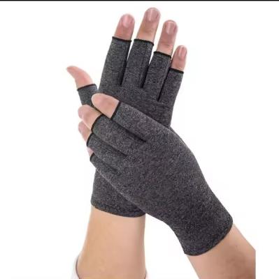 China Half Fingerless T Typing A Anti Rrheumatoid Arthritis Compression Hand Therapy Cotton Spandex Gloves For Women Pain Relief for sale