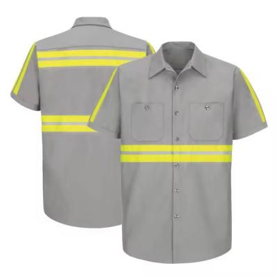 China Verano Mejor visibilidad Trabajo industrial Vestido de seguridad Vestidos de trabajo Camisa de trabajo Camisa de trabajo en venta