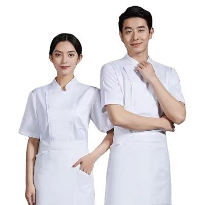 China Fashion Restaurant Kichen Cooking Clothes Chefs Works Jacket Clothing Uniform Designs For Men And Women for sale