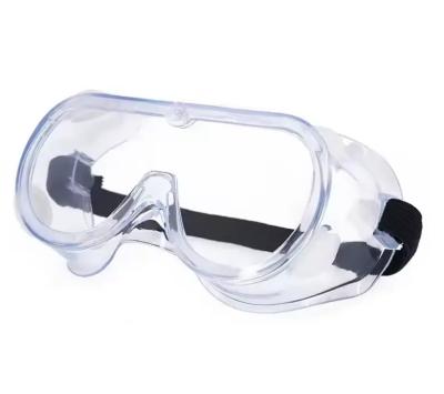 China Medical Hospital Lab Safety Clear Safety Goggles Eyes Isolation Anti-Fog Protection Protective Goggles for sale