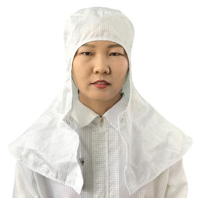 China Electrical Food Factory Dustproof Polyester Wholesale OEM Service Cleanroom Industry Anti-Static ESD Safety Shawl Hat for sale