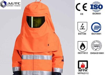 Cina S-3XL arancio che salda la prova dell'istantaneo dell'arco del vestiario di protezione a grandezza naturale per ASTM F19 in vendita