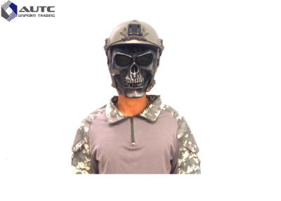 China Zwarte Koele Militaire Tactische Maskers, Skelet van het het Gezichtsmasker van de Douane het Tactische Schedel Te koop