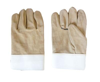 China Guantes llenos de la seguridad de la soldadura del zurriago de la Dos-capa resistente y termoaislador del desgaste espesado - en venta