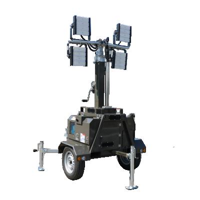 China 360 degree adjustable lamp trailer gas adjustable light tower led AK7-R1200 for sale