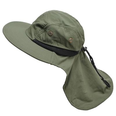 China Brand New Sun Hat Protective Sun Hat For Man Sunshade Fishing Bucket Hat Summer Climb Mountain Jungle Increasing Women UV Protection for sale