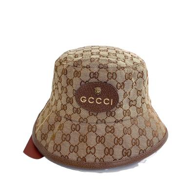 China Custom Wide Checked Fishmen Hat Womens Mens Womens Printed G Famouse Logo Cool Printed Bucket Hat Brand Designer Brim for sale