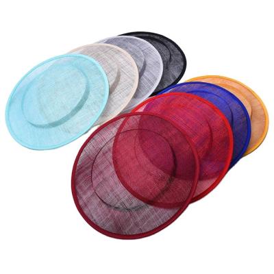 China Hat making & Fashions Items Sinamay Women Ladies Pack Wedding Headwear Pill Box Fascinator Hat Base DIY Craft Fashions Making Hair Accessories for sale