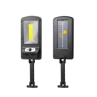 China ROAD LED Solar Automatic Induction Yard Wall Light Smart Remote Control Waterproof High Brightness COB Street Light for sale