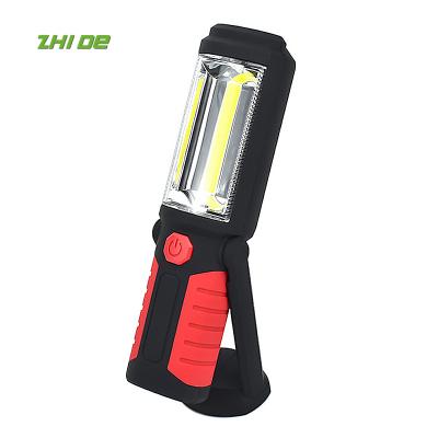 China Tail Magnet Magnetic Attraction New Multifunctional Portable Emergency COB Led Work Light For Automobile Maintenance for sale