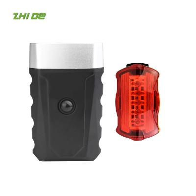 China ABS Dry Battery XPE LED Replaceable Bicycle AA Bicycle Front Rear Light Light For Night Riding Warning for sale