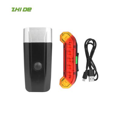 China Bicycle Lighitng Built in USB XPE LED Lithium Battery Rechargeable Front Light SMD Bicycle Bike Rear LED Bicycle Light Light for sale