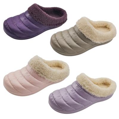 China Fashion Trend Thick EVA Foam Injection Terry Plush Ladies Mules Mens Womens Slippers Shoes Platform Sandals for sale