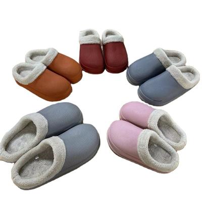 China Factory direct sales boys kids simple material waterproof winter EVA non-slip wear-resistant slippers girls clogs for sale